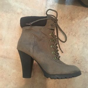 Soda high heel boot